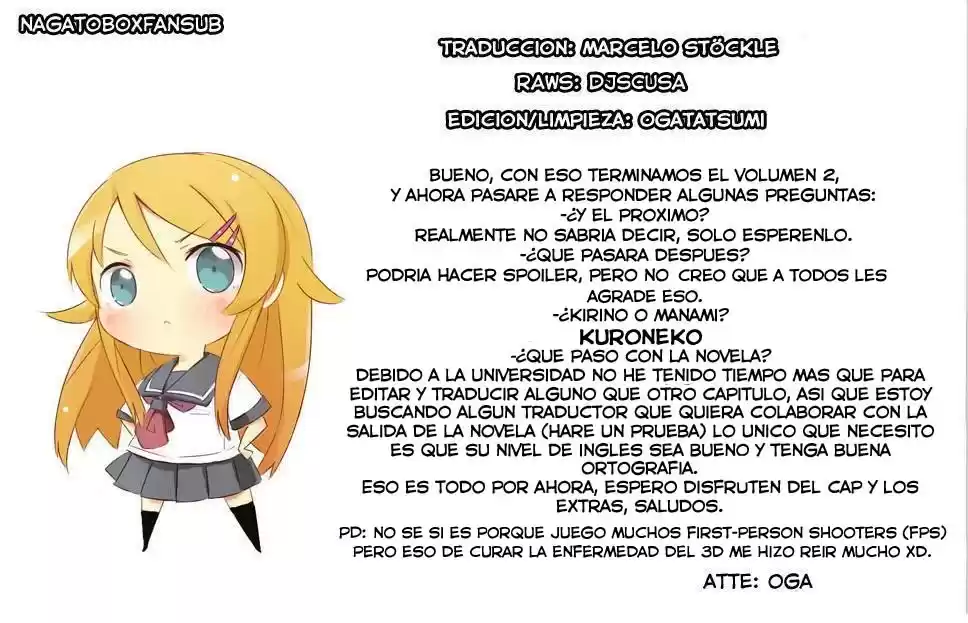 Ore no Imouto ga Konnani Kawaii Wake ga Nai (2009) - Capítulo 14 - Página 1 - LectorTMOo
