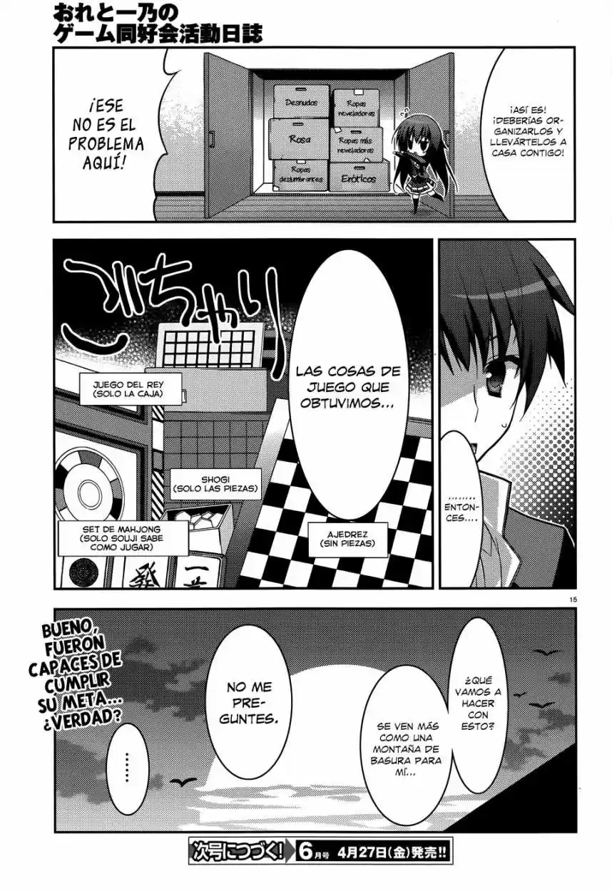 Ore to Ichino no Game Doukoukai Katsudou Nisshi (2011) - Capítulo 5 - Página 15 - LectorTMOo