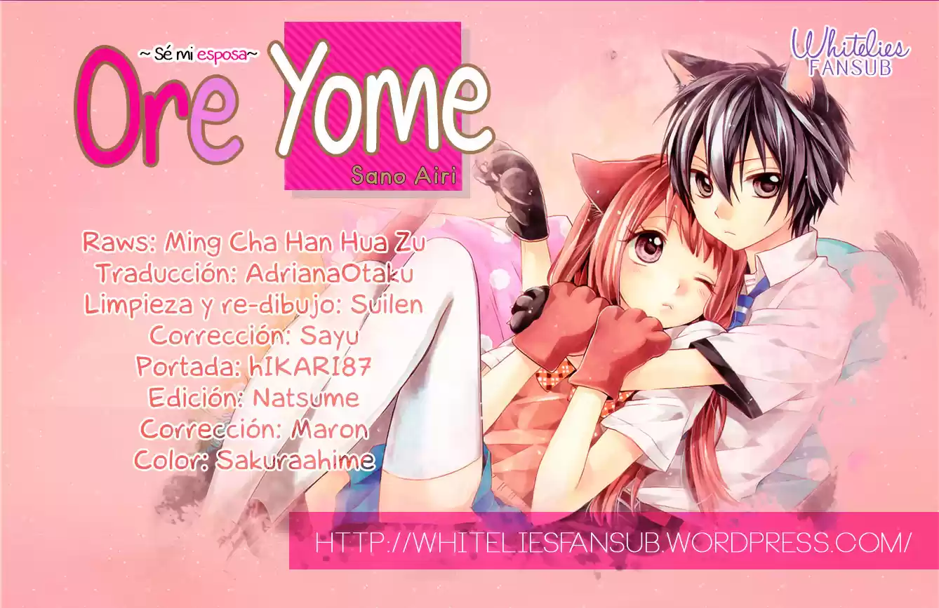 Ore Yome Ore no yome ni Nare yo (2014) - Capítulo 33 - Página 1 - LectorTMOo