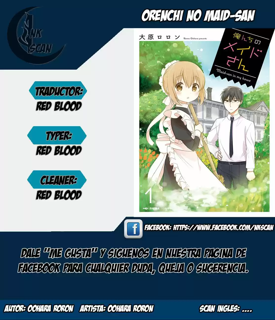Orenchi no Maid-san (2015) - Capítulo 1 - Página 1 - LectorTMOo