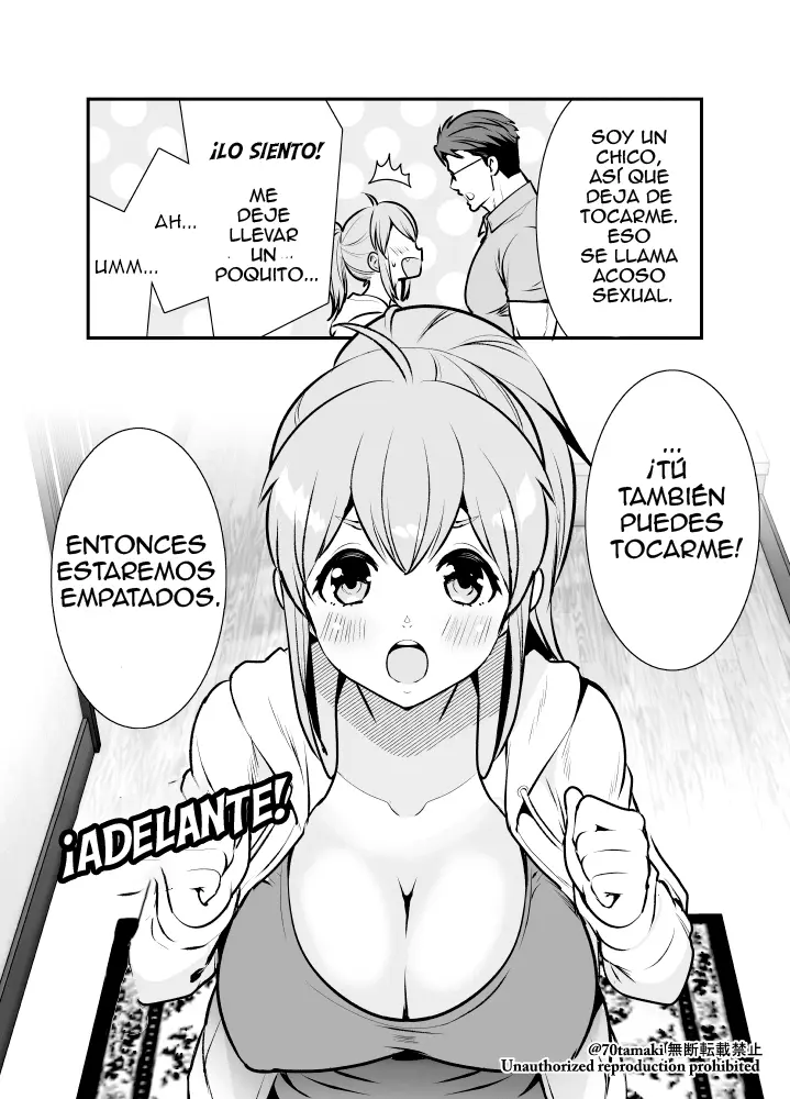 Osananajimi ga Hisabisa ni Saikai Shitara Otagai Kyonyuu ni Natteta (2020) - Capítulo 1 - Página 4 - LectorTMOo