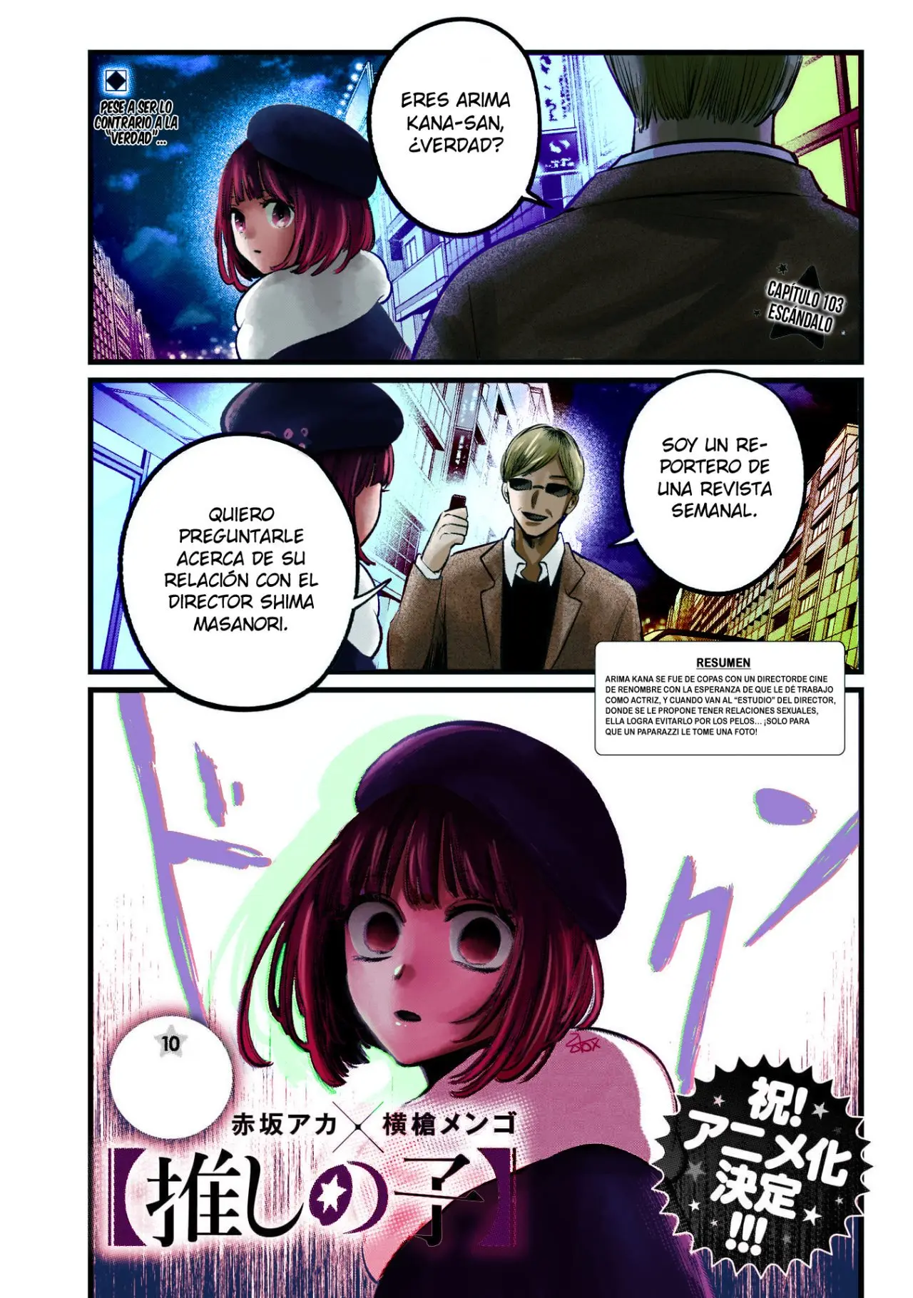 Oshi No Ko (2020) - Capítulo 103 - Página 4 - LectorTMOo