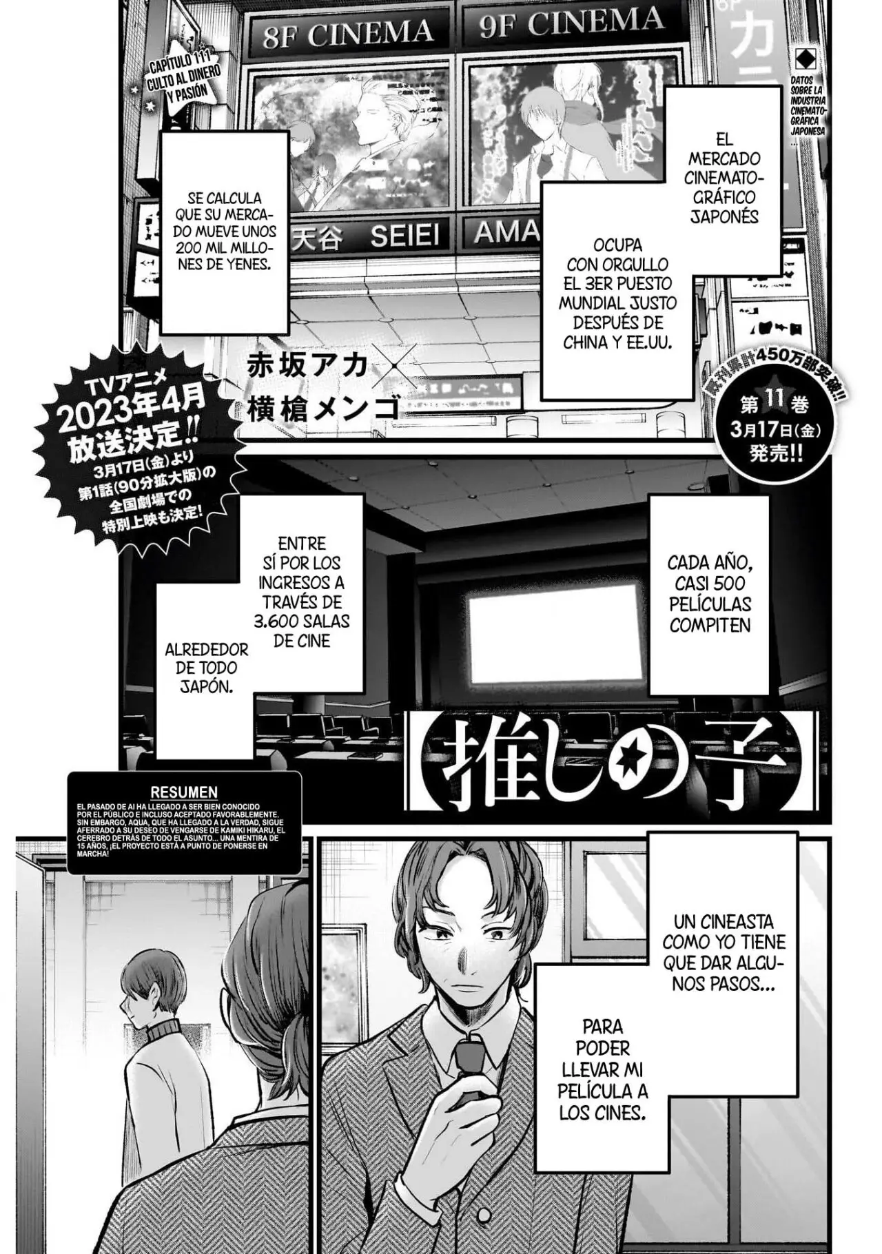 Oshi No Ko (2020) - Capítulo 111 - Página 3 - LectorTMOo
