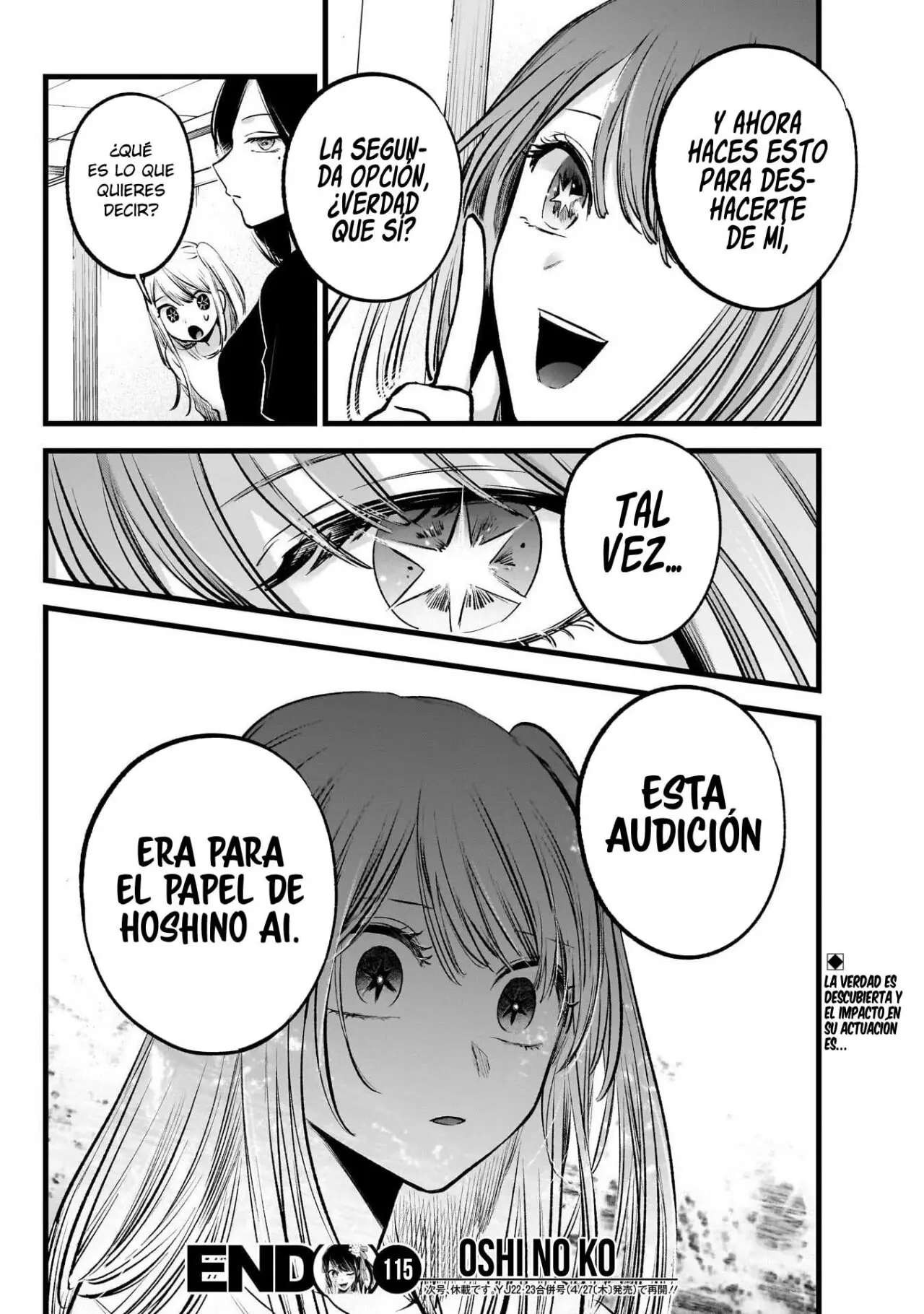 Oshi No Ko (2020) - Capítulo 115 - Página 19 - LectorTMOo