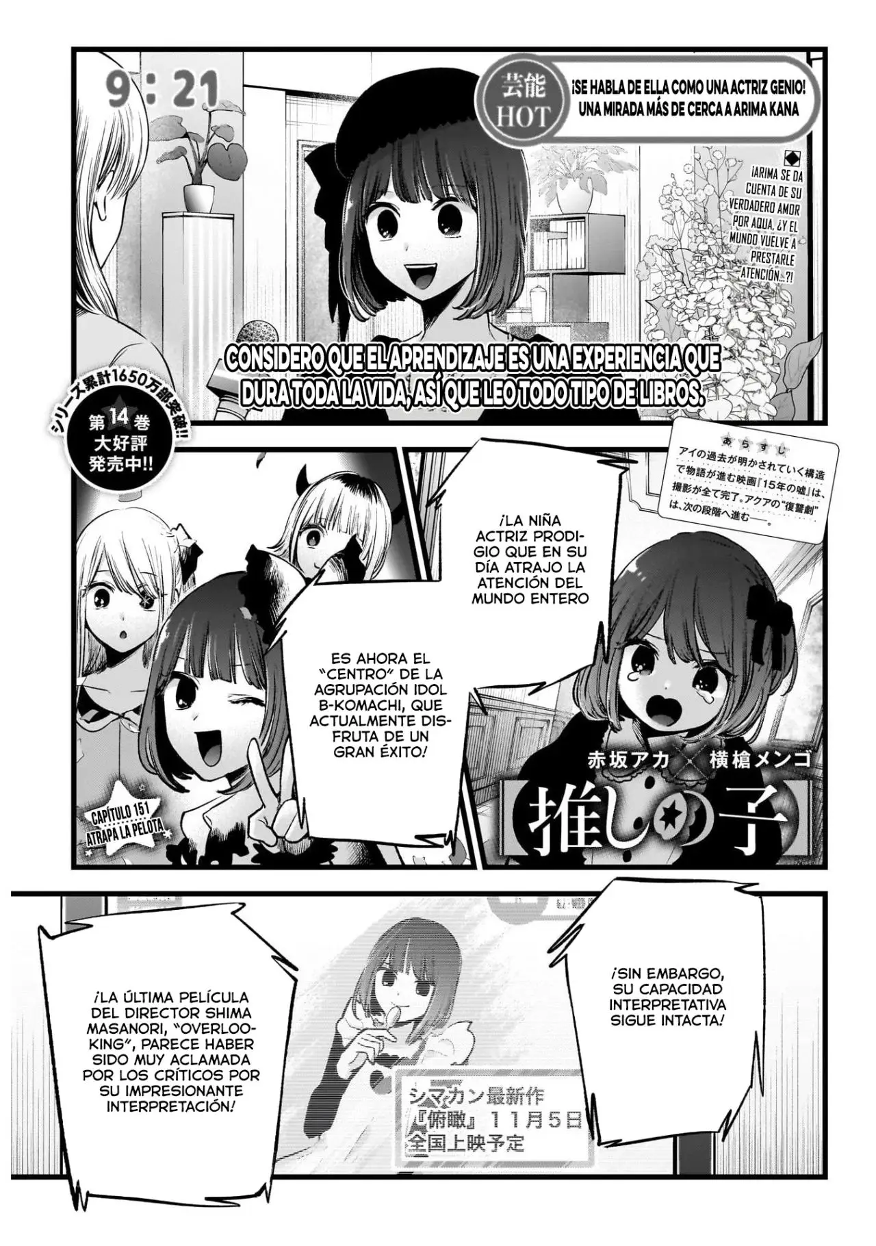 Oshi No Ko (2020) - Capítulo 151 - Página 2 - LectorTMOo