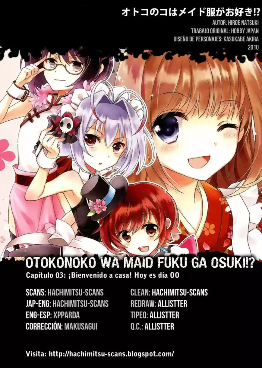 Otoko no Ko wa Maid Fuku ga Osuki!? (2008) - Capítulo 3 - Página 1 - LectorTMOo