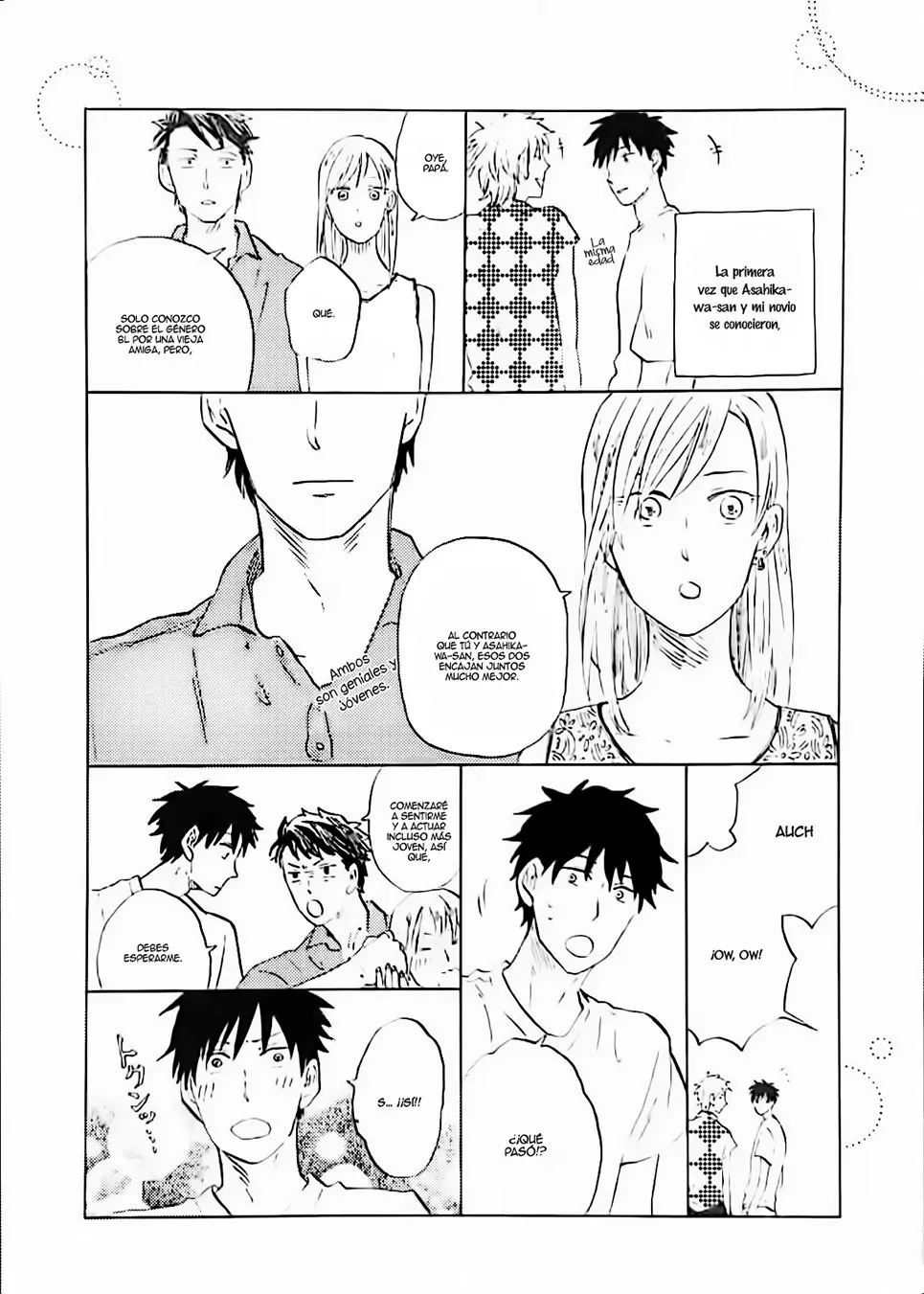 Otoko Yamome Mo Hana ha Saku - Capítulo 5.5 - Página 15 - LectorTMOo