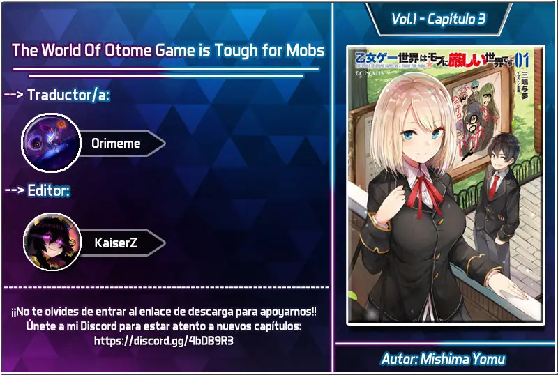 Otome Game Sekai wa Mob ni Kibishii Sekai Desu (2018) - Capítulo 3 - Página 1 - LectorTMOo