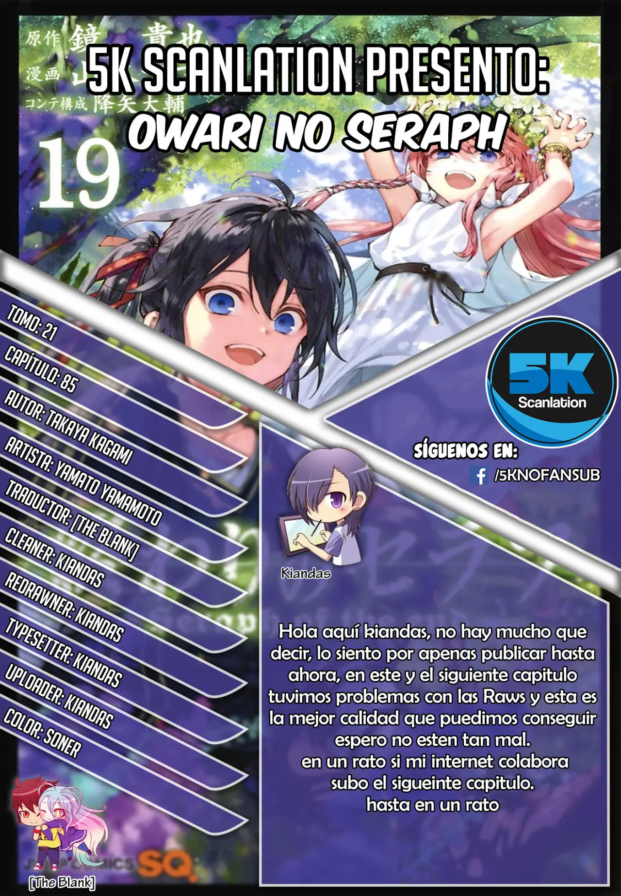 Owari no Seraph (2012) - Capítulo 85 - Página 37 - LectorTMOo