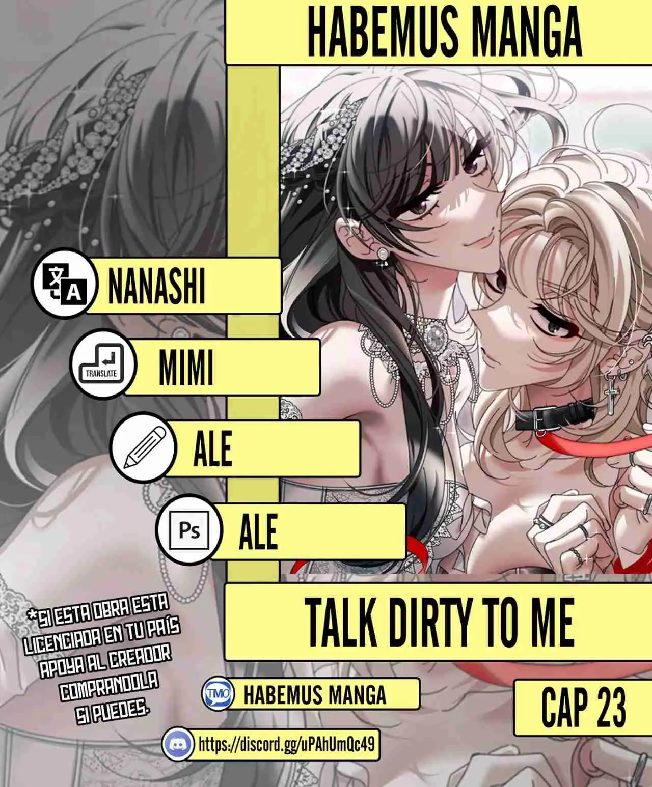Palabras en lugar de letras (Talk Dirty To Me) - Capítulo 23 - Página 1 - LectorTMOo