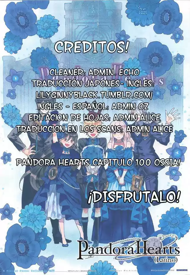 Pandora Hearts (2006) - Capítulo 100 - Página 1 - LectorTMOo