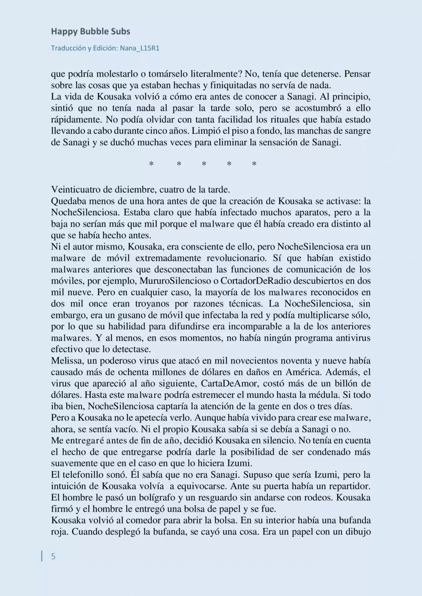 Parasite in Love (Novela) (2013) - Capítulo 5 - Página 5 - LectorTMOo