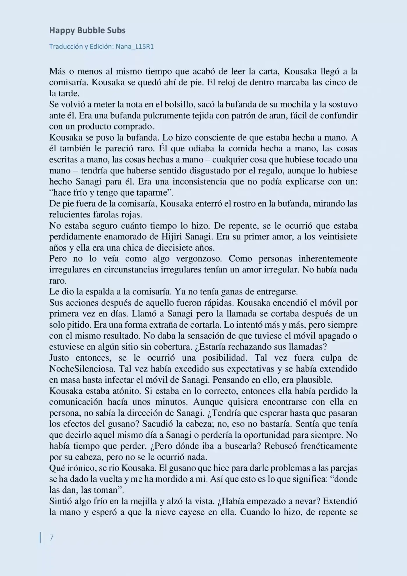 Parasite in Love (Novela) (2013) - Capítulo 5 - Página 7 - LectorTMOo