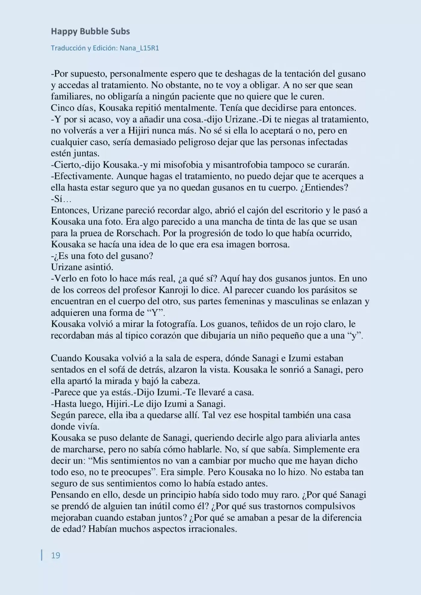 Parasite in Love (Novela) (2013) - Capítulo 6 - Página 19 - LectorTMOo