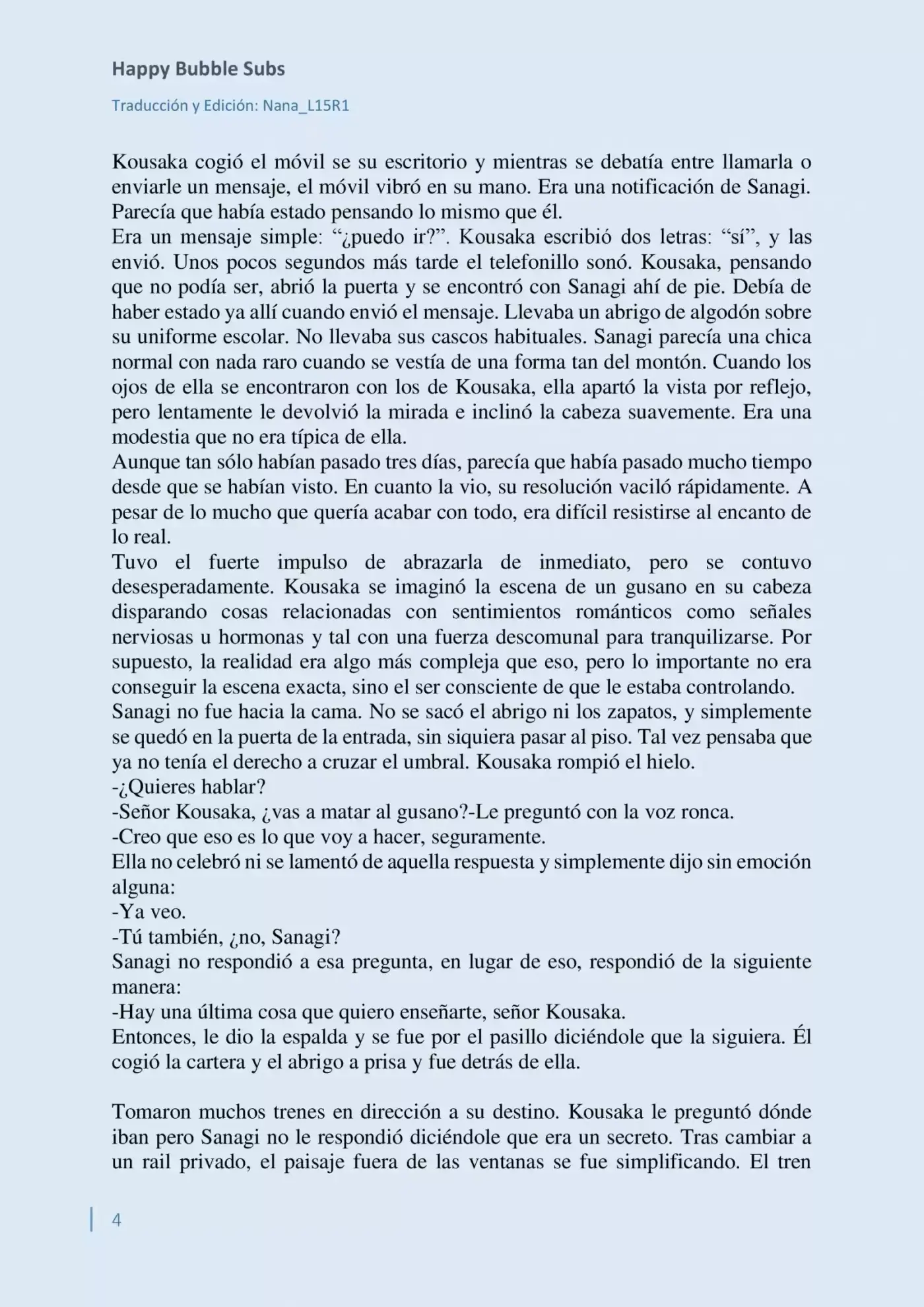 Parasite in Love (Novela) (2013) - Capítulo 7 - Página 4 - LectorTMOo