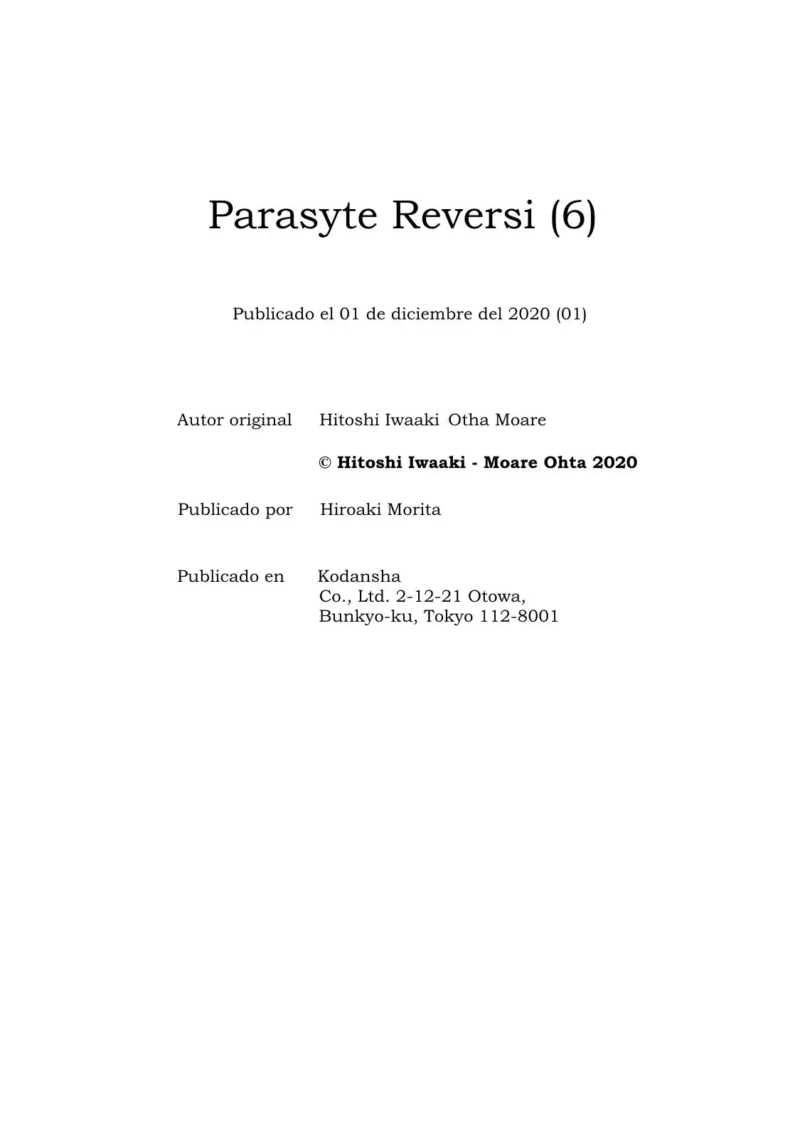 Parasyte Reversi (2018) - Capítulo 57.5 - Página 8 - LectorTMOo
