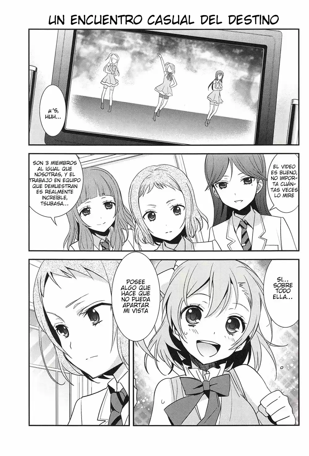 Parece que Tsubasa-sama de A-RISE quiere ir a bailar con Honoka-chan (2015) - Capítulo 1 - Página 4 - LectorTMOo