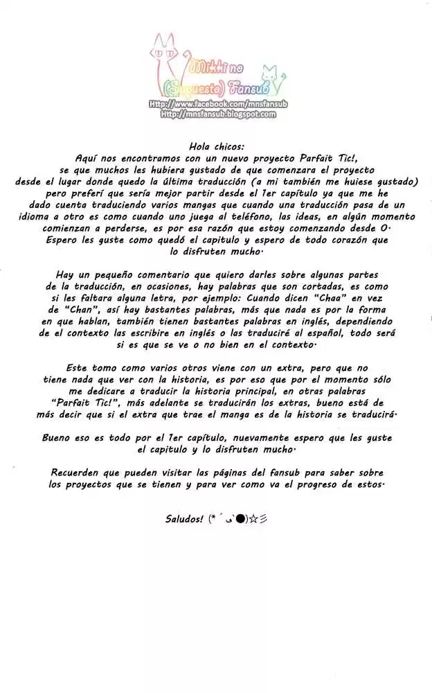 Parfait Tic! (2000) - Capítulo 1 - Página 4 - LectorTMOo