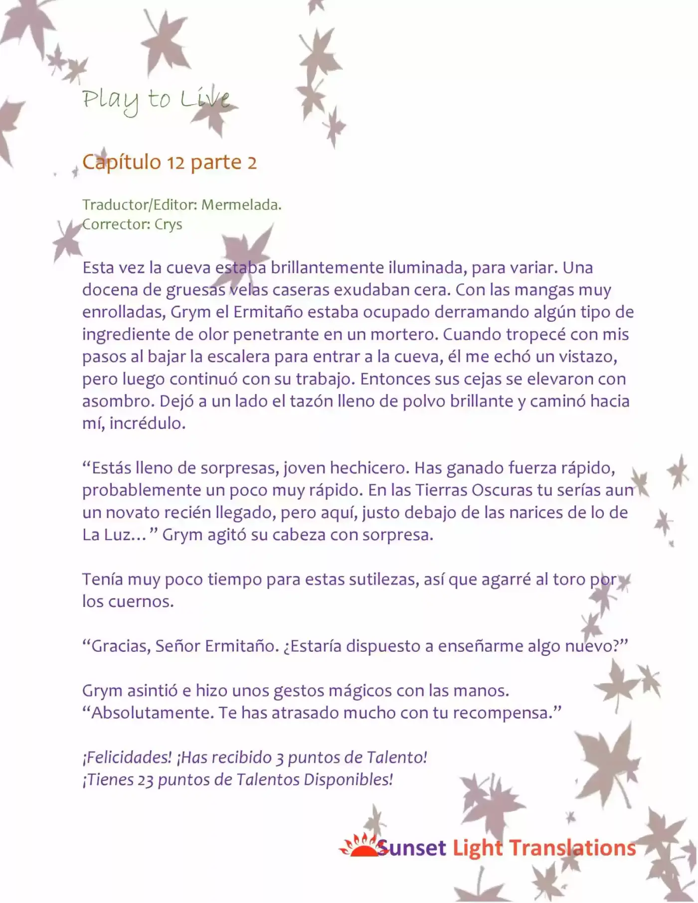 Play to Live (2014) - Capítulo 12.2 - Página 2 - LectorTMOo