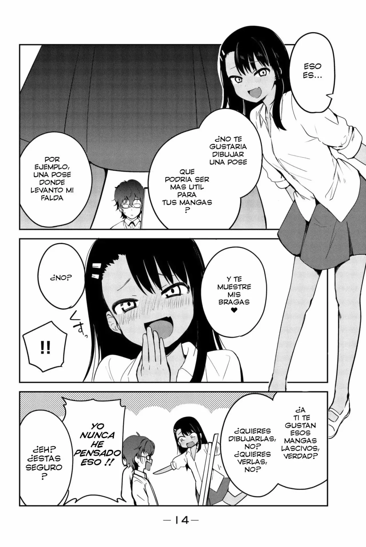 Please Don't Bully Me, Nagatoro Comic Anthology (2019) - Capítulo 1 - Página 15 - LectorTMOo