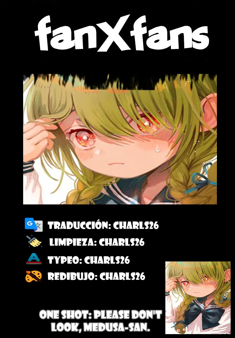 Please Don't Look, Medusa-san (2019) - Capítulo 0.01 - Página 1 - LectorTMOo
