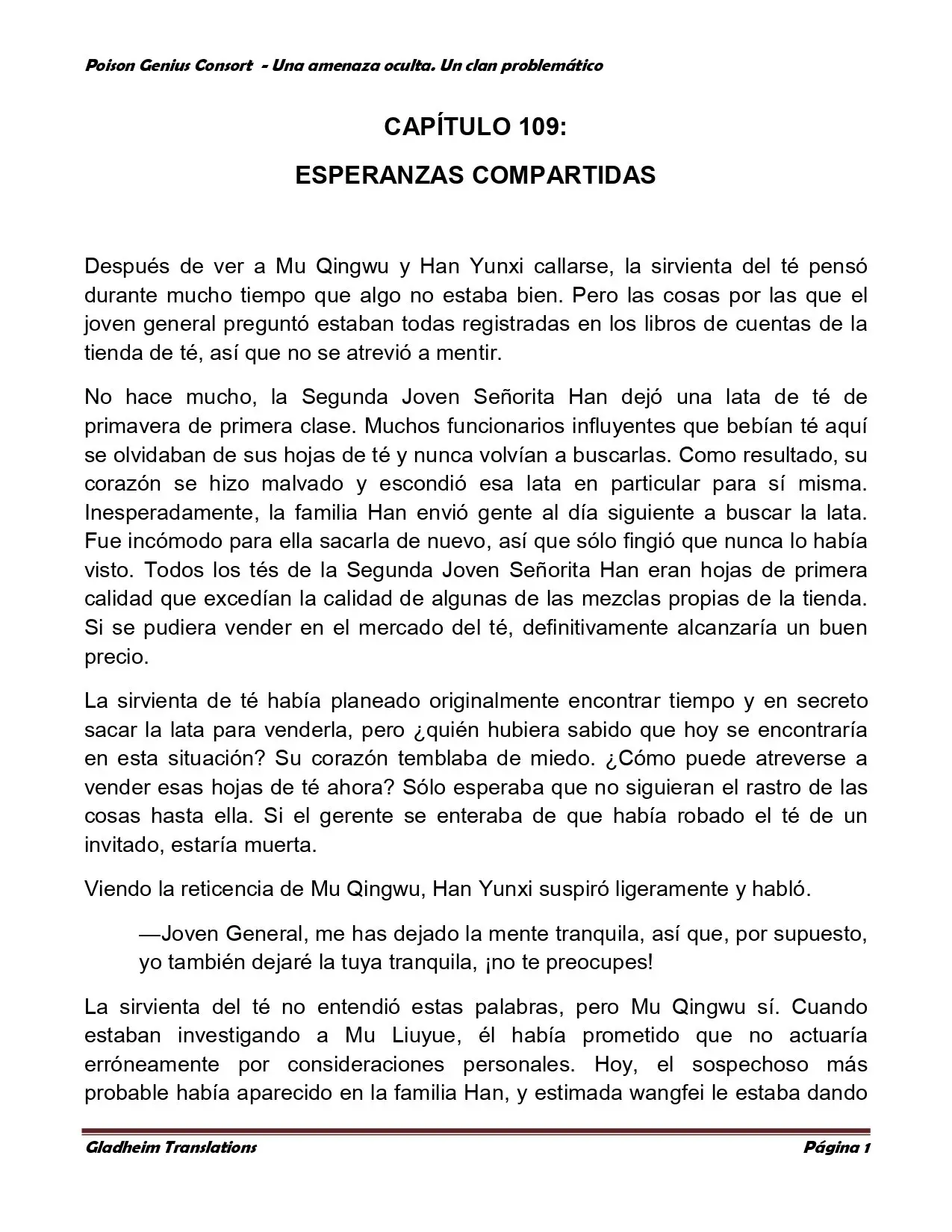 Poison Genious Consort (2015) - Capítulo 109 - Página 1 - LectorTMOo