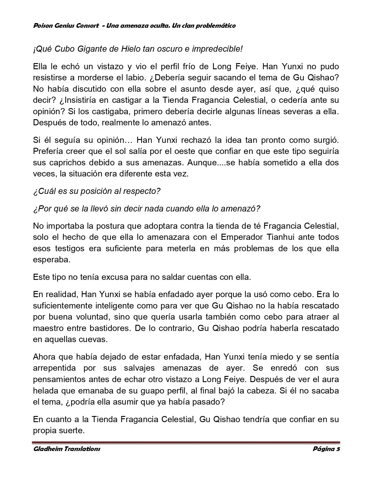 Poison Genious Consort (2015) - Capítulo 124 - Página 5 - LectorTMOo