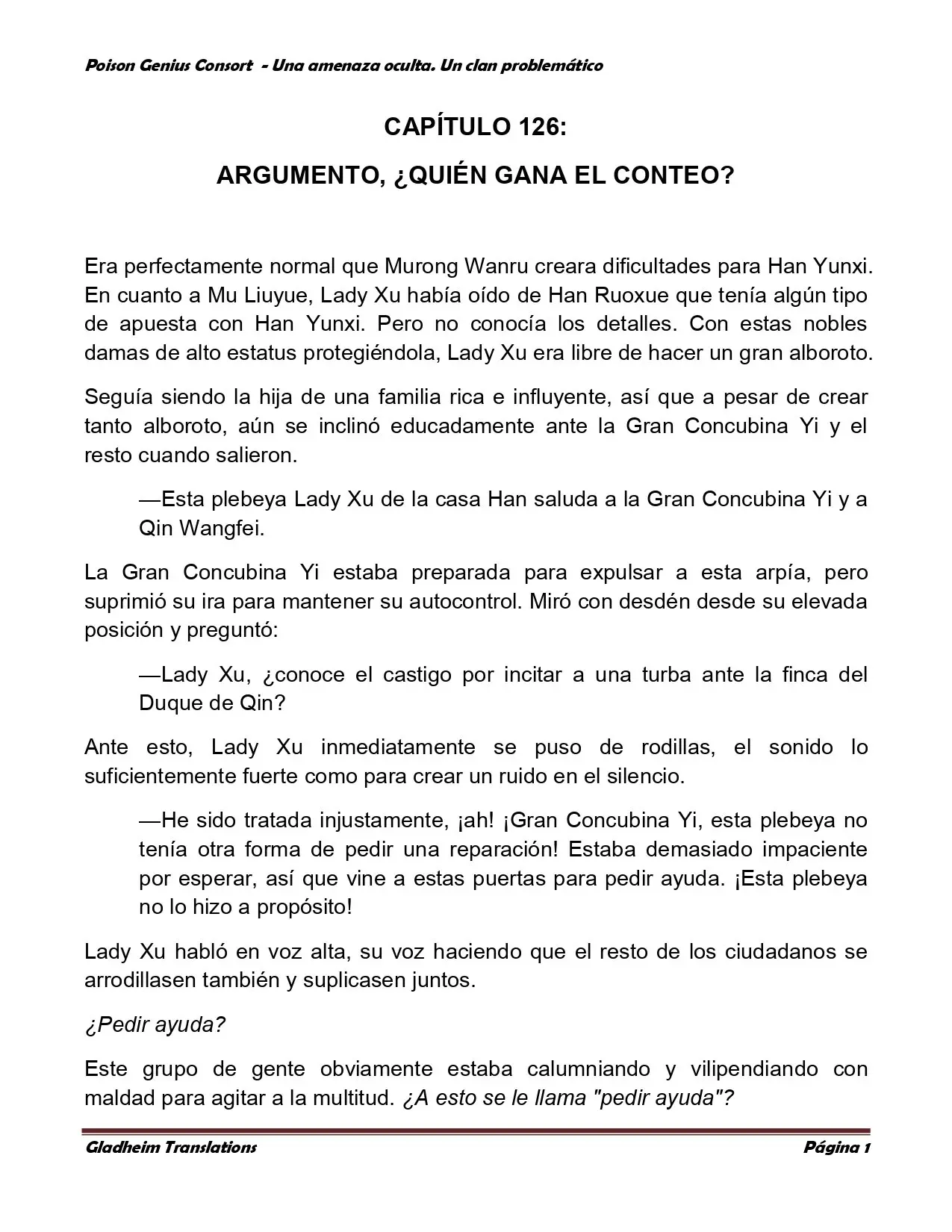 Poison Genious Consort (2015) - Capítulo 126 - Página 1 - LectorTMOo