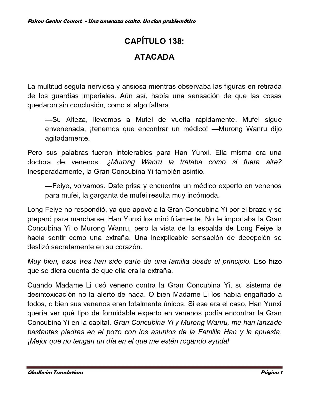 Poison Genious Consort (2015) - Capítulo 138 - Página 1 - LectorTMOo