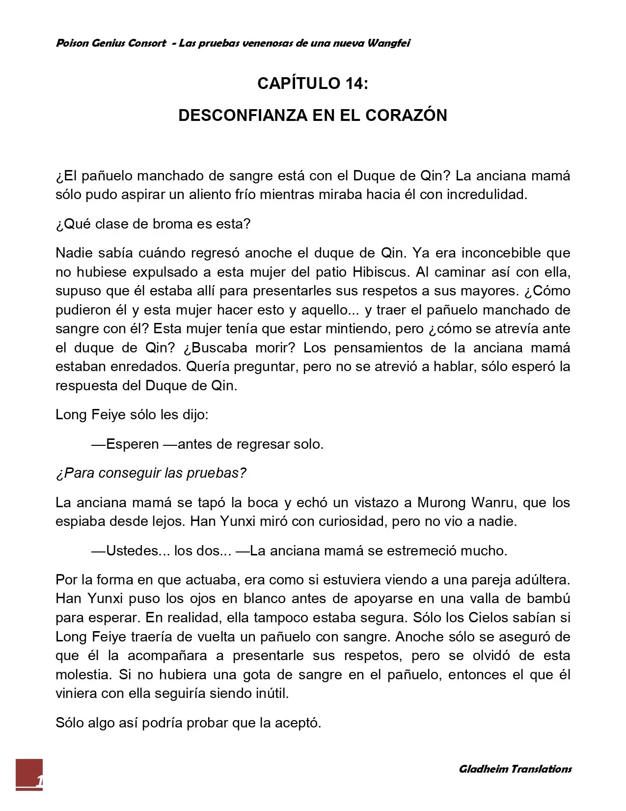 Poison Genious Consort (2015) - Capítulo 14 - Página 1 - LectorTMOo