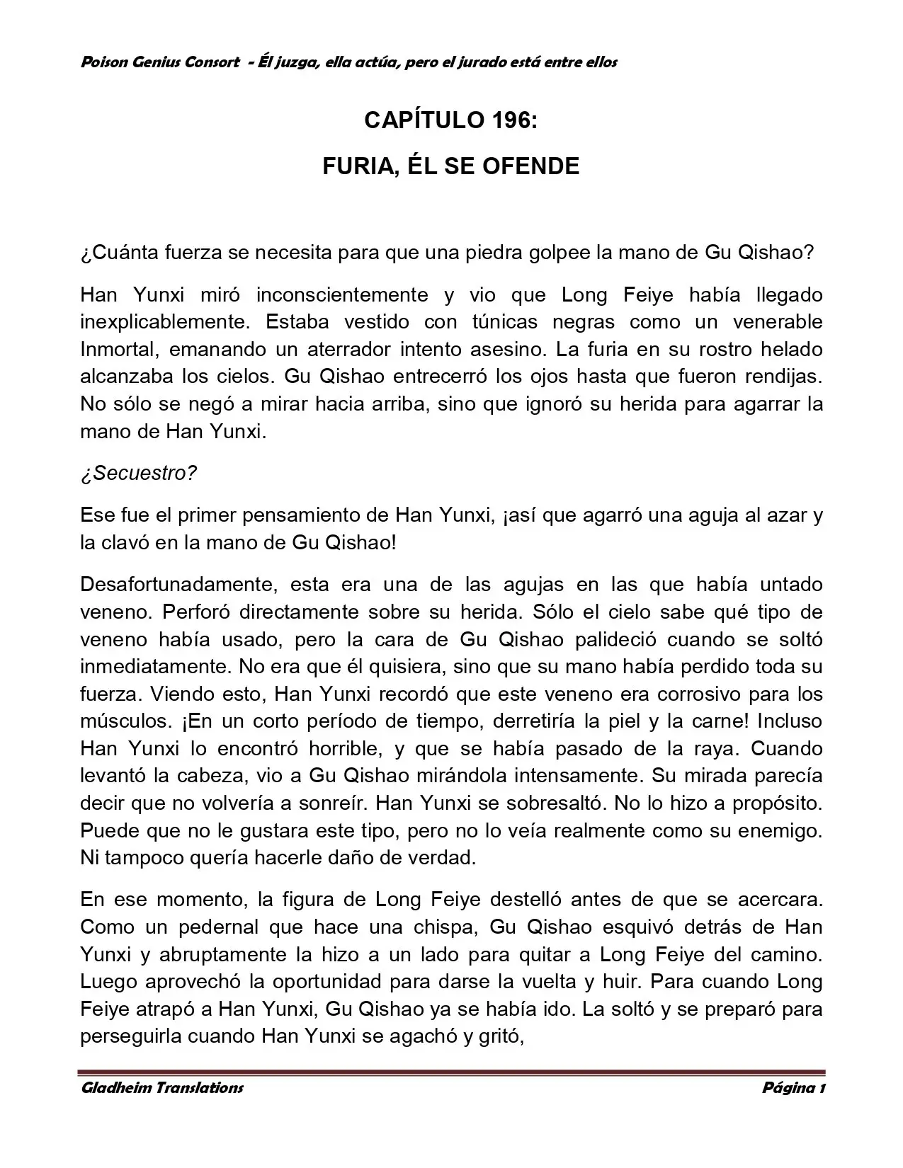 Poison Genious Consort (2015) - Capítulo 196 - Página 1 - LectorTMOo