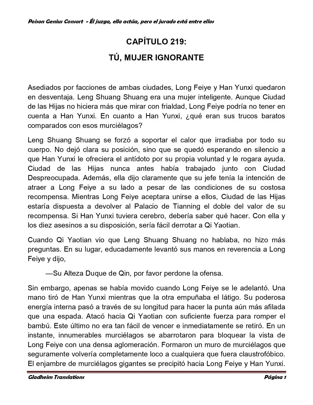 Poison Genious Consort (2015) - Capítulo 219 - Página 1 - LectorTMOo