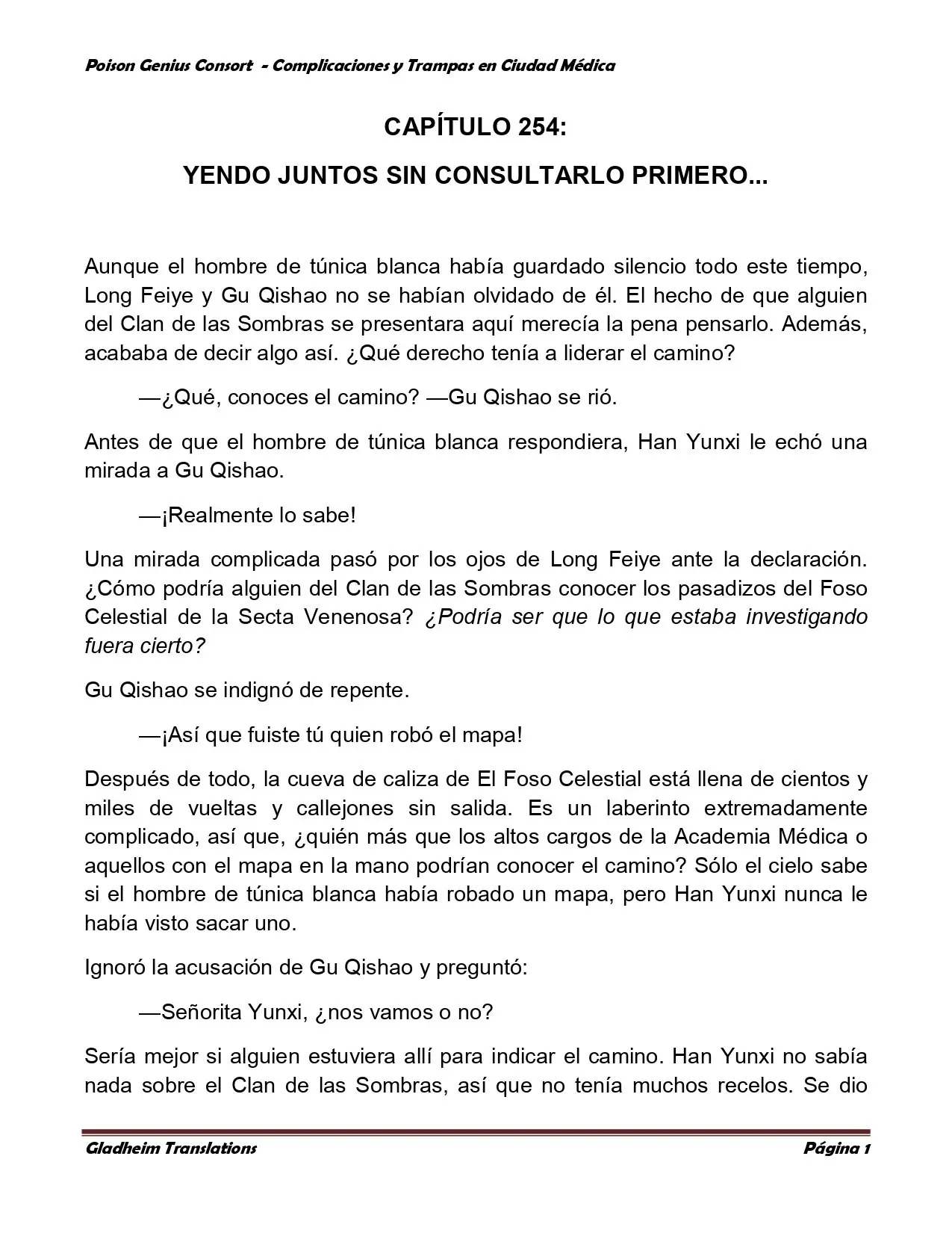 Poison Genious Consort (2015) - Capítulo 254 - Página 1 - LectorTMOo