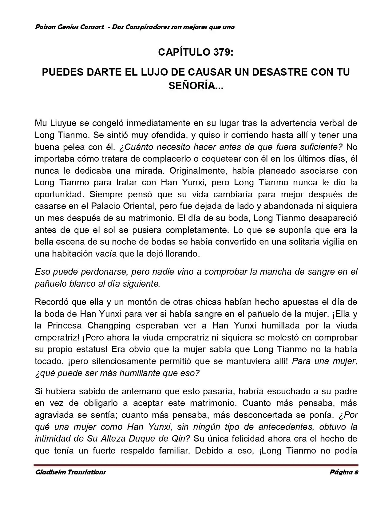 Poison Genious Consort (2015) - Capítulo 351 - Página 8 - LectorTMOo