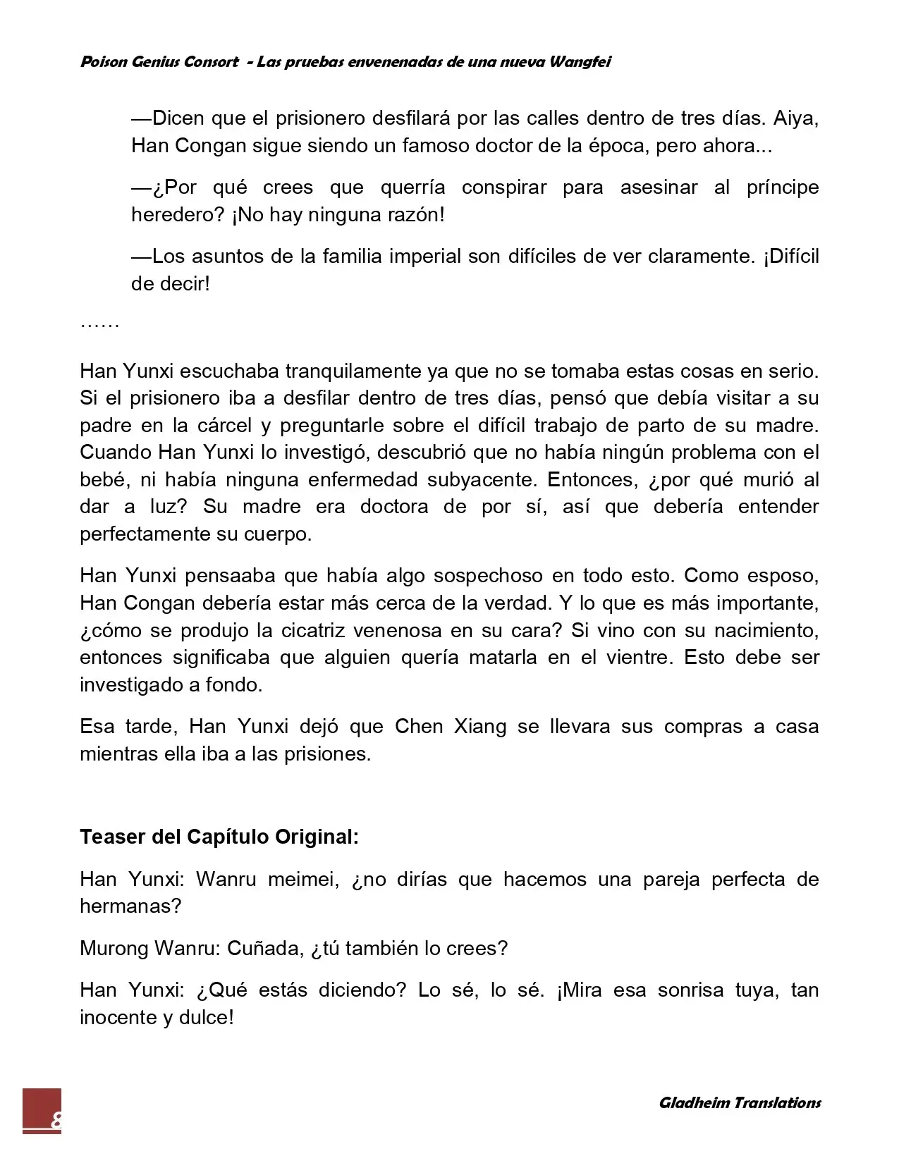 Poison Genious Consort (2015) - Capítulo 72 - Página 8 - LectorTMOo