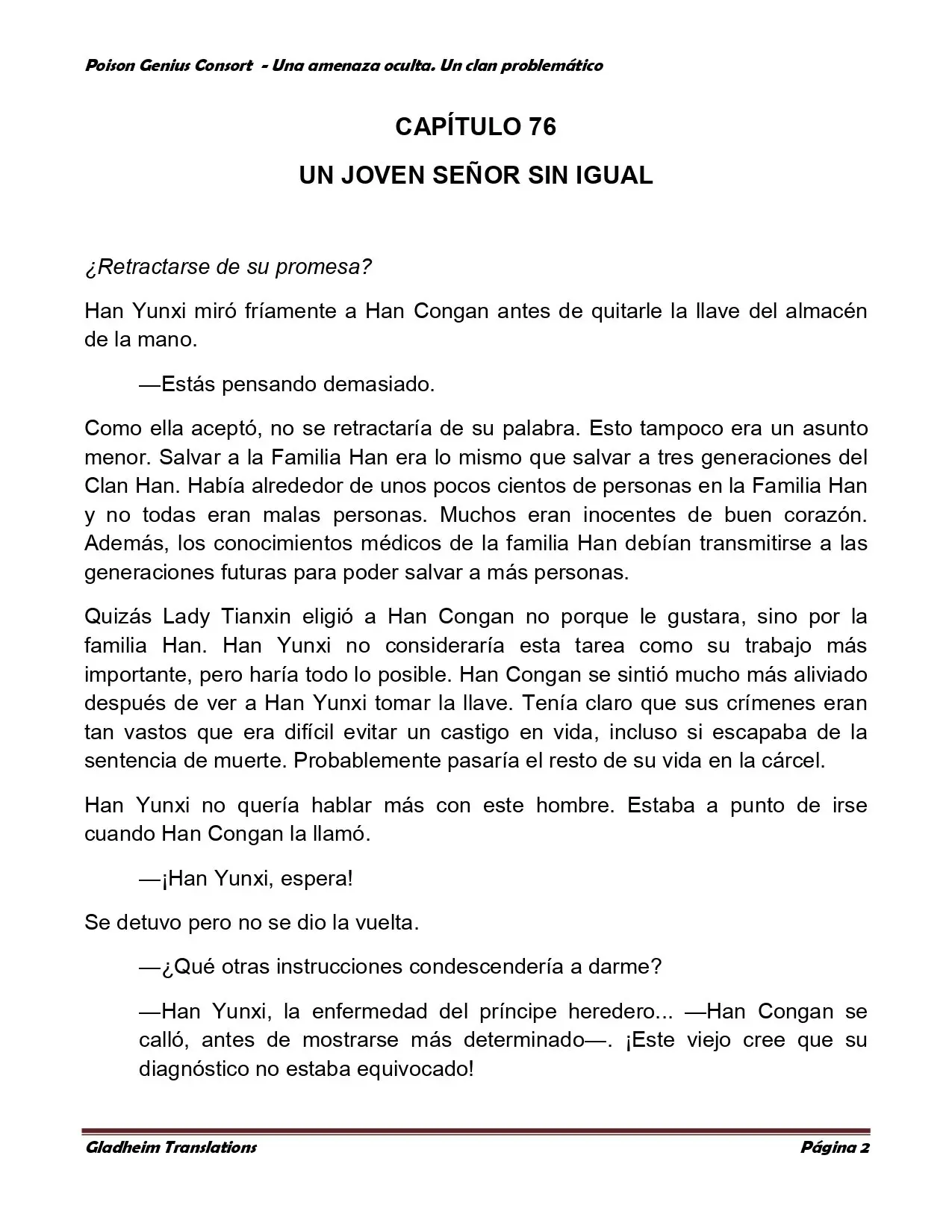 Poison Genious Consort (2015) - Capítulo 76 - Página 2 - LectorTMOo