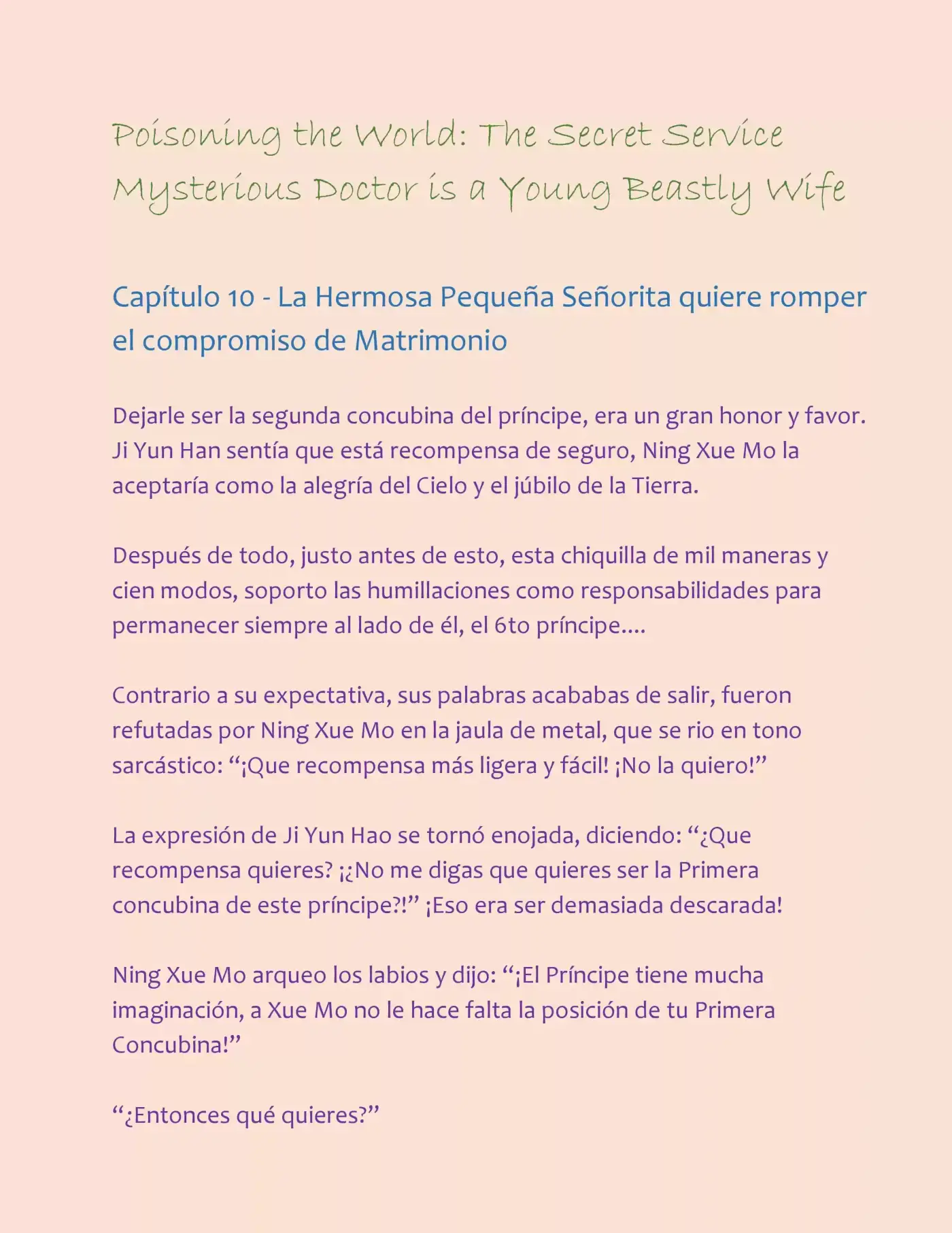Poisoning the World: The Secret Service Mysterious Doctor is a Young Beastly Wife (2015) - Capítulo 10 - Página 2 - LectorTMOo