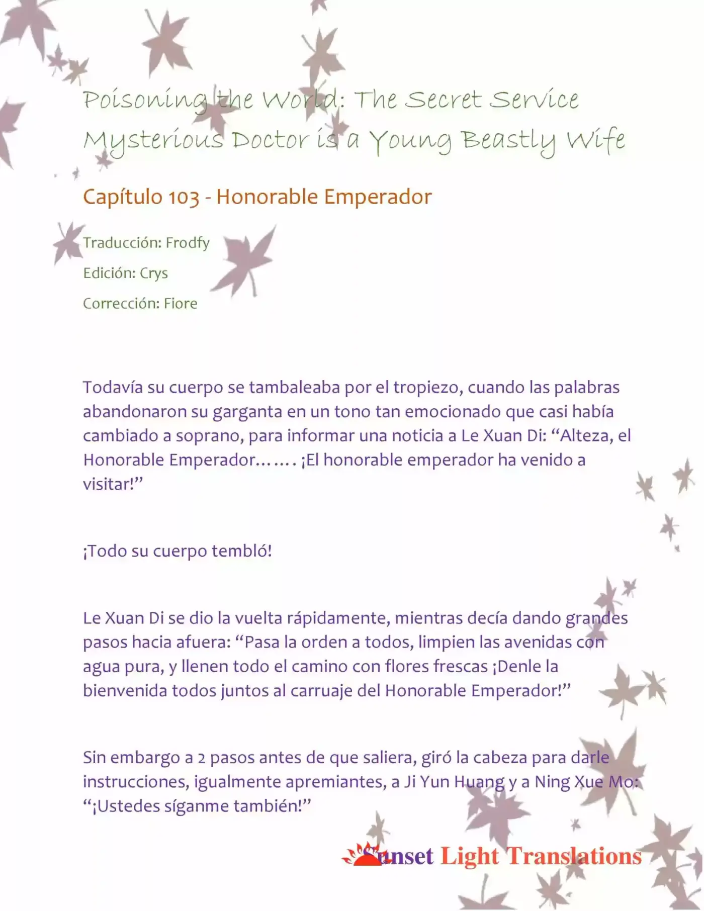 Poisoning the World: The Secret Service Mysterious Doctor is a Young Beastly Wife (2015) - Capítulo 103 - Página 2 - LectorTMOo
