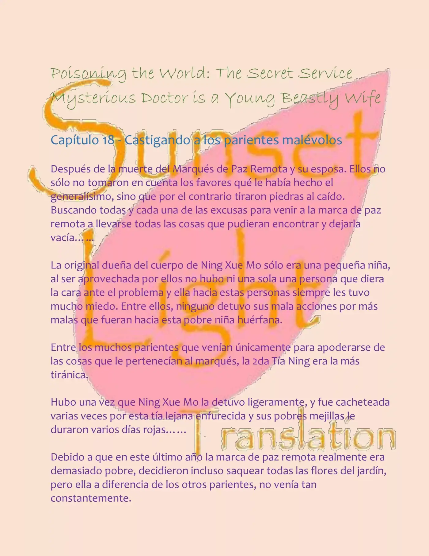 Poisoning the World: The Secret Service Mysterious Doctor is a Young Beastly Wife (2015) - Capítulo 18 - Página 2 - LectorTMOo