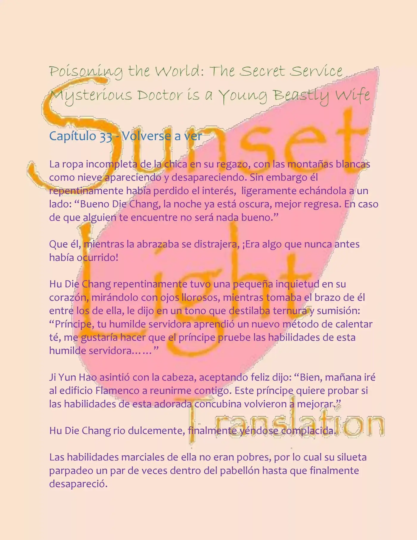 Poisoning the World: The Secret Service Mysterious Doctor is a Young Beastly Wife (2015) - Capítulo 33 - Página 2 - LectorTMOo