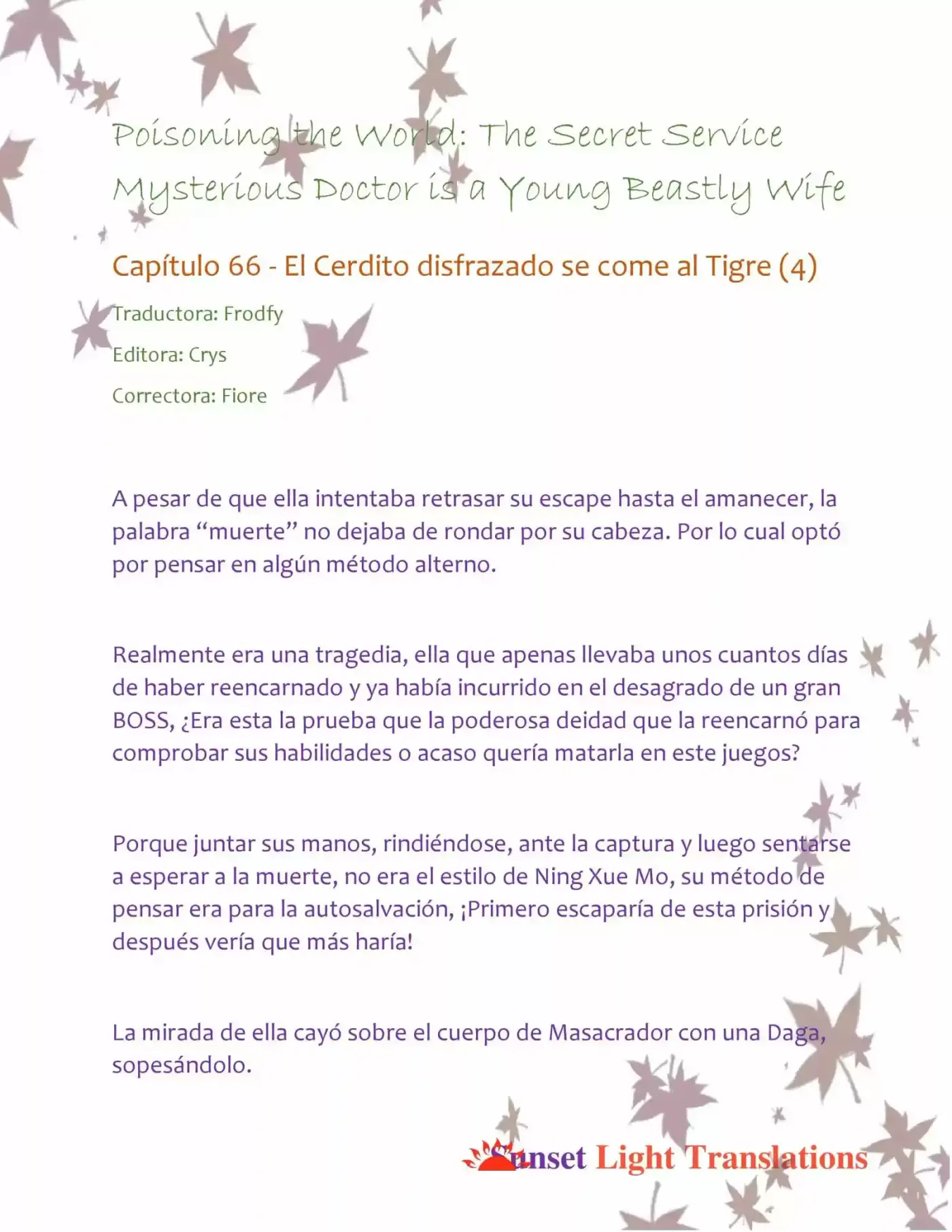 Poisoning the World: The Secret Service Mysterious Doctor is a Young Beastly Wife (2015) - Capítulo 66 - Página 2 - LectorTMOo