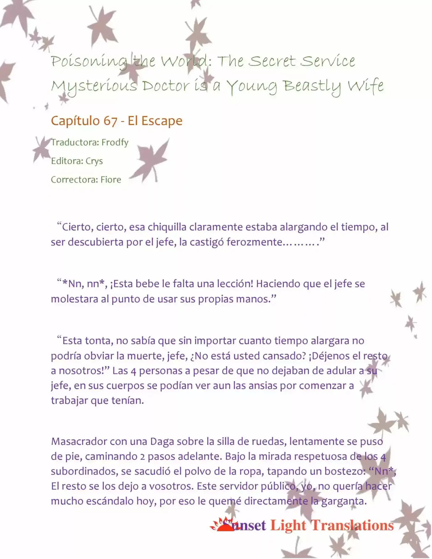 Poisoning the World: The Secret Service Mysterious Doctor is a Young Beastly Wife (2015) - Capítulo 67 - Página 2 - LectorTMOo