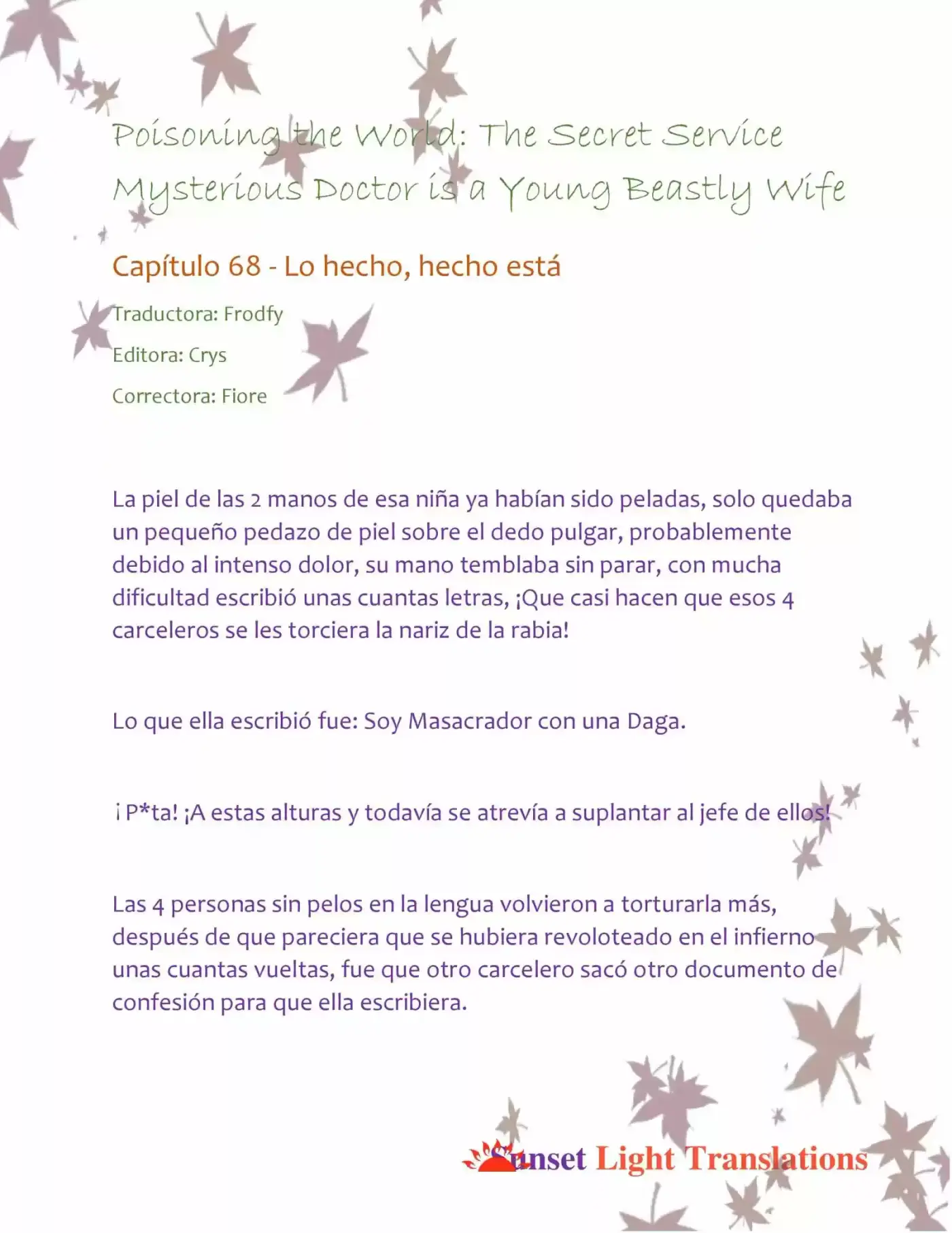 Poisoning the World: The Secret Service Mysterious Doctor is a Young Beastly Wife (2015) - Capítulo 68 - Página 2 - LectorTMOo