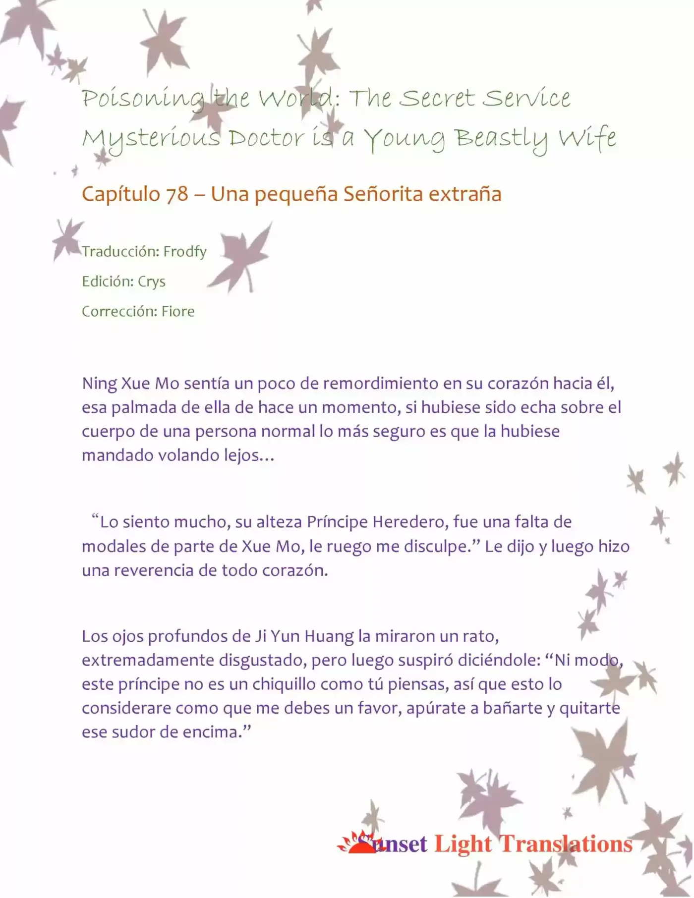 Poisoning the World: The Secret Service Mysterious Doctor is a Young Beastly Wife (2015) - Capítulo 78 - Página 2 - LectorTMOo