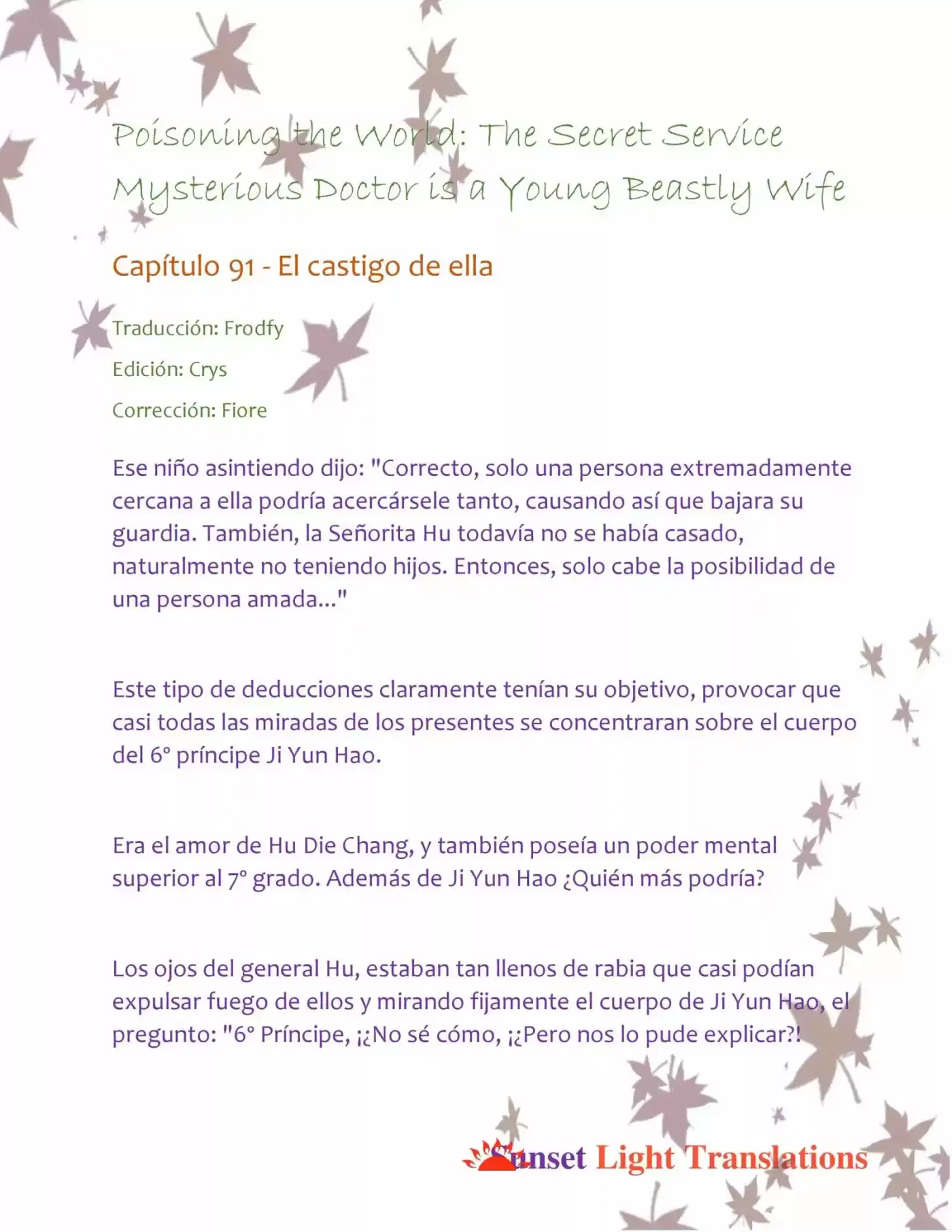 Poisoning the World: The Secret Service Mysterious Doctor is a Young Beastly Wife (2015) - Capítulo 91 - Página 2 - LectorTMOo