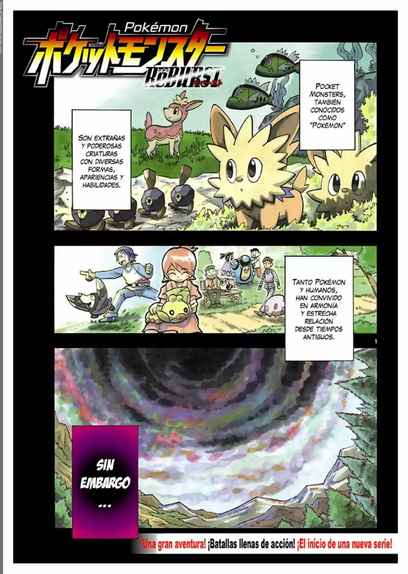 Pokémon RéBURST (2011) - Capítulo 1 - Página 1 - LectorTMOo