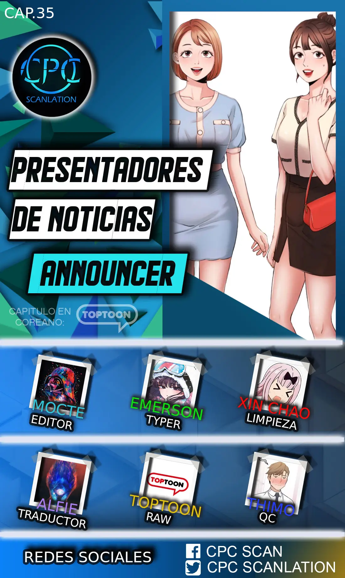 PRESENTADORES DE NOTICIA (2019) - Capítulo 35 - Página 1 - LectorTMOo