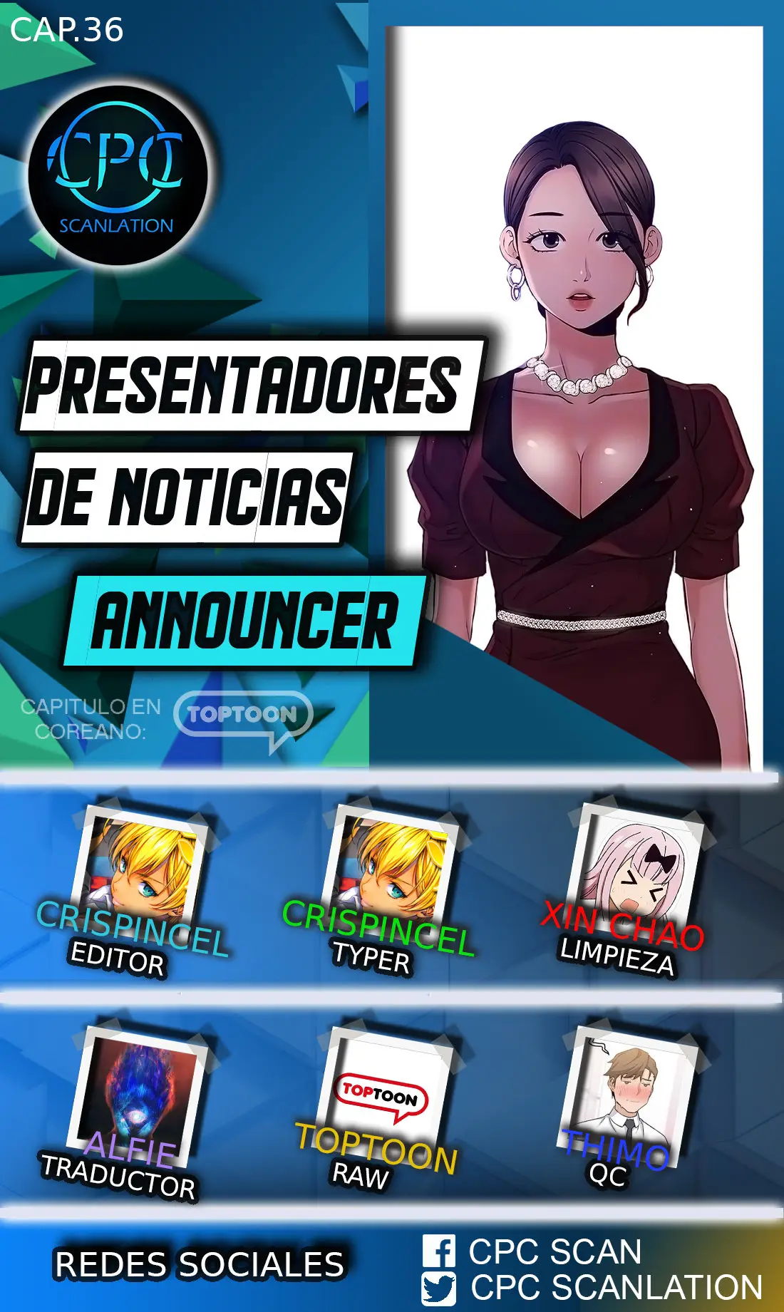 PRESENTADORES DE NOTICIA (2019) - Capítulo 36 - Página 1 - LectorTMOo