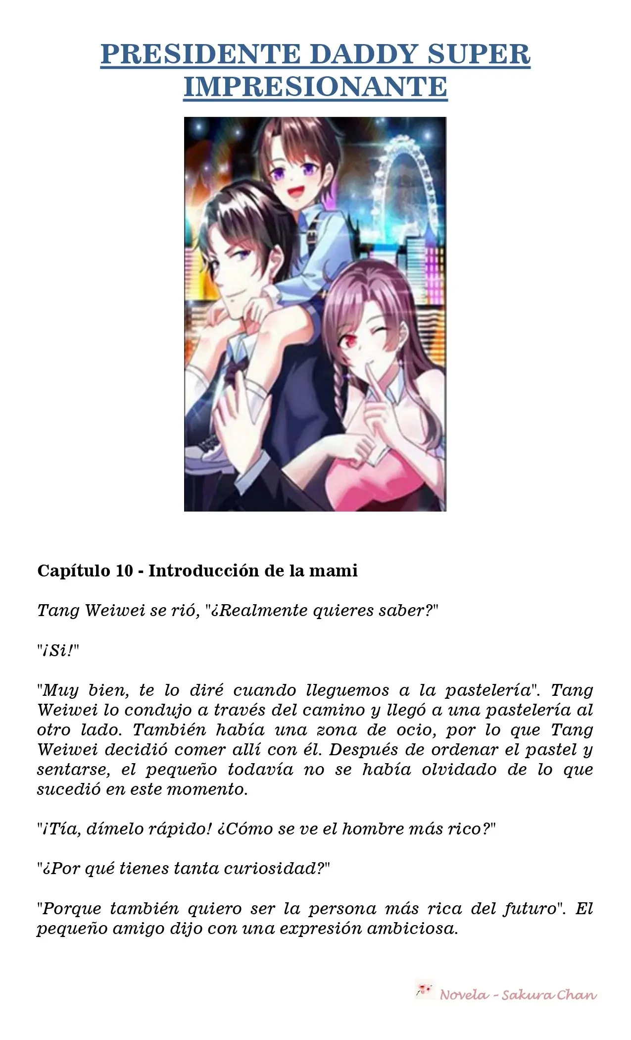 President Daddy's Excessive Love (Novela) - Capítulo 10 - Página 1 - LectorTMOo