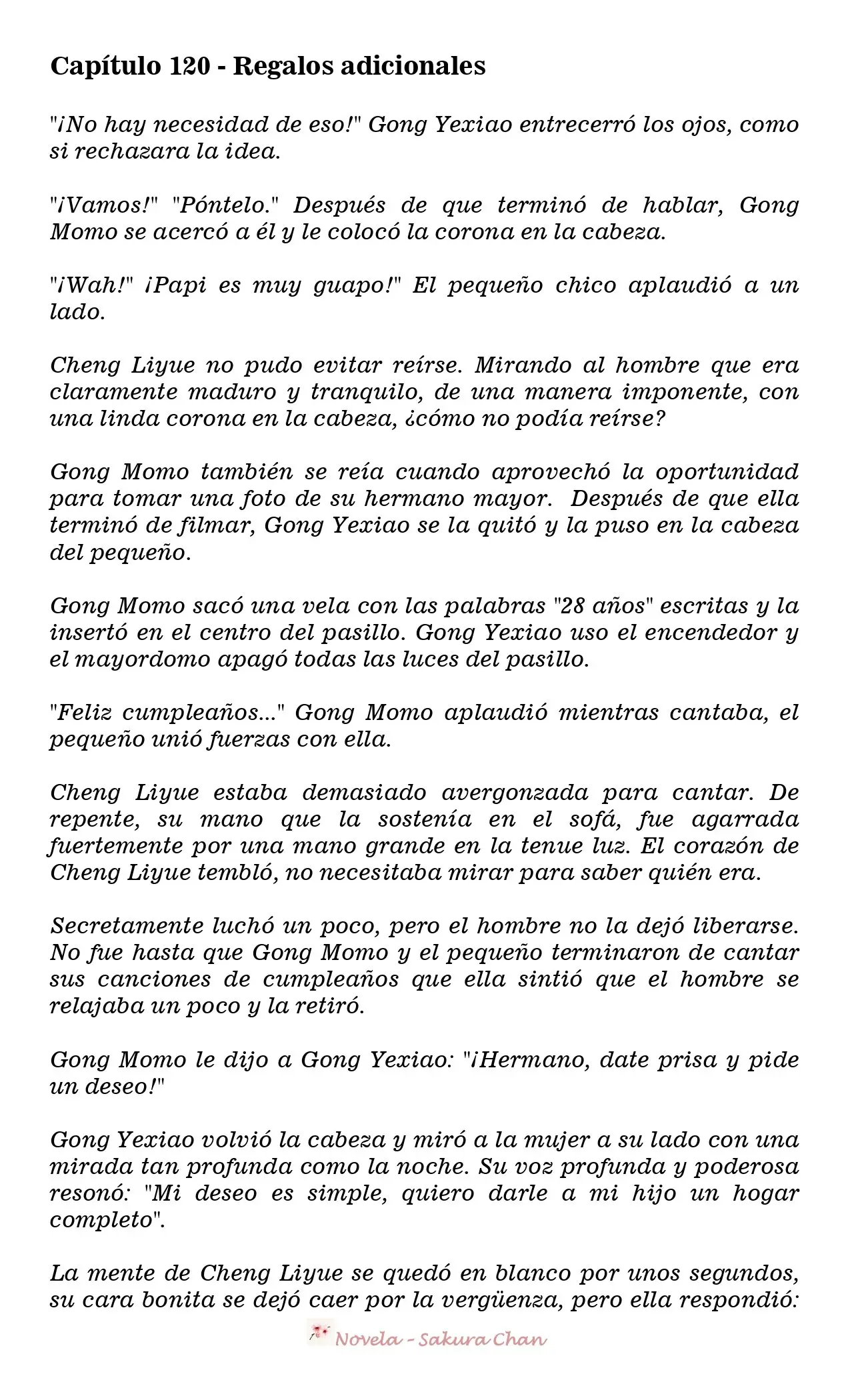 President Daddy's Excessive Love (Novela) - Capítulo 120 - Página 2 - LectorTMOo